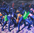 "MTV’s & Blue Knees" Original Canvas