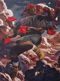 "To Light A Firefly" Original Canvas